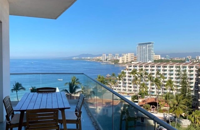 The best views of the sea, the mountains and the sunsets. Beachfront