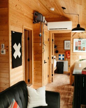 The Boat Haus A Montana Tiny Cabin Forest Retreat