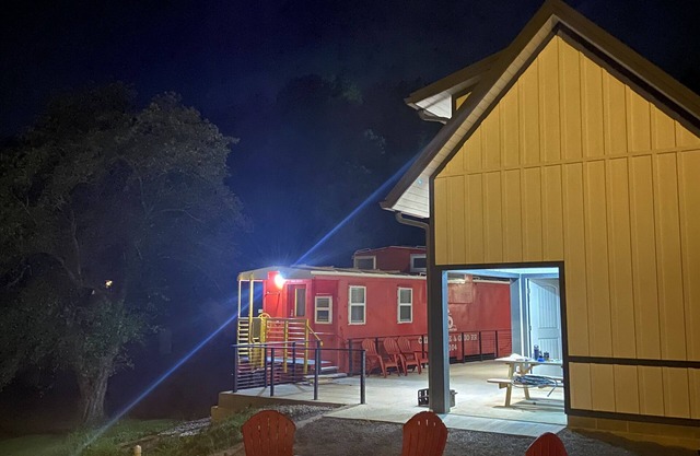 The C&O Caboose at Cantrell Station, Minutes to Fayetteville!