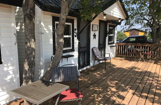 The Coastal Cabins- Cabin # 1, walking minutes from the sandy beach