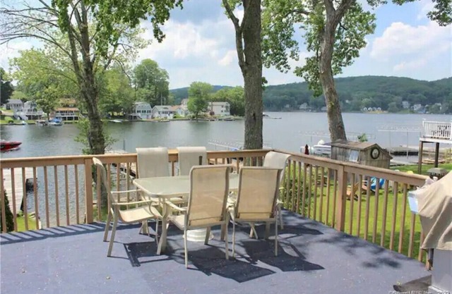 The Cottage at Highland Lake, year-round, waterfront with a boat dock