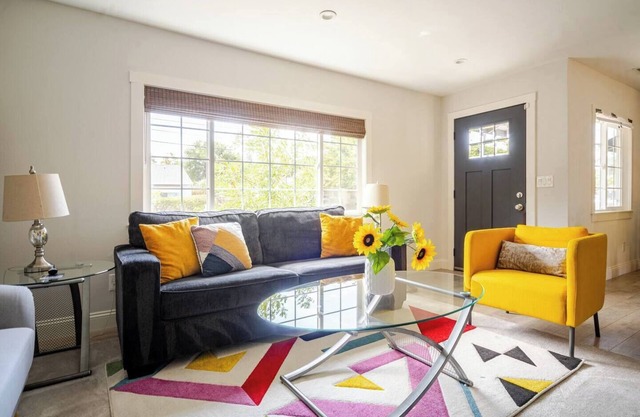 The cozy retreat is strategically located for easy access to your adventures.