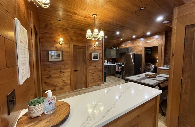 "The Fulton," a 3-bedroom, luxury waterfront cabin at The Lakes Old Forge