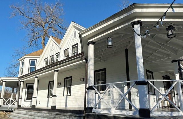The George is an elegant restored home in the Hudson Valley