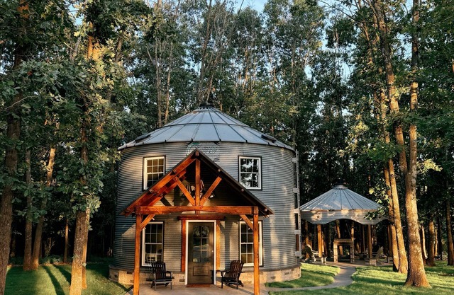 The Grainery is a cozy farm stay, nestled in the Ozark hills