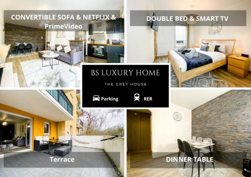 The Grey House - Parking - Piscine - RER à 6 min