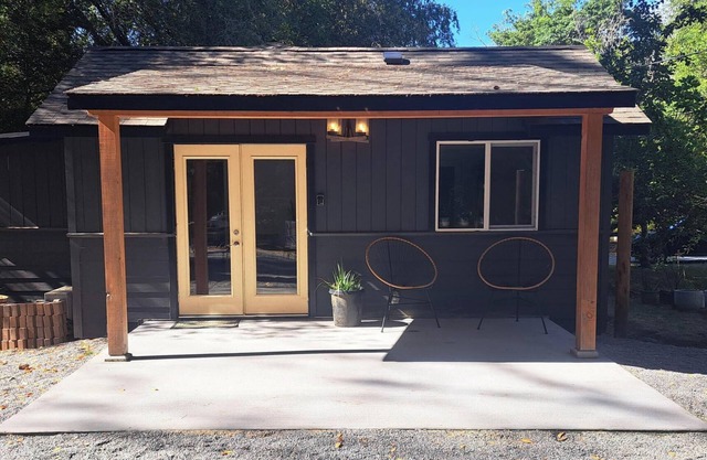 The Groundskeeper's Cabin: A peaceful retreat with all the amenities of home.