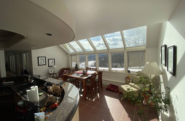 The Hayloft-a Romantic suite at our Vermont Farm Animal Sanctuary Inn