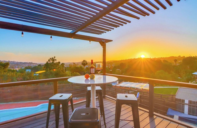 The Helix House | Pool & Mountain Views