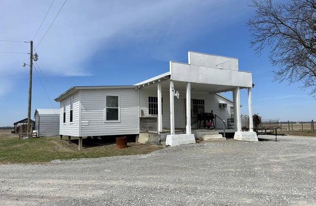 The historic Eastover Commissary in a classic delta landscape near Clarksdale MS
