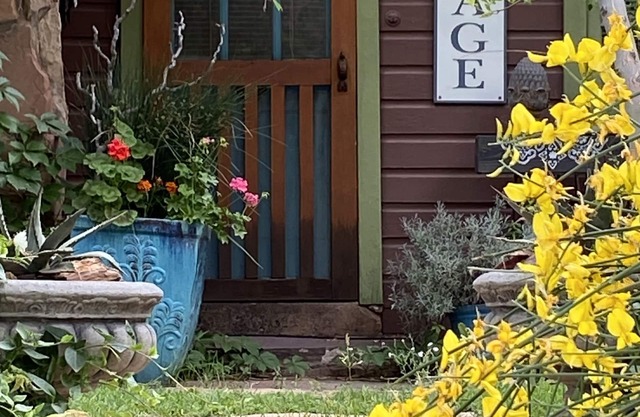 Das historische Rosen-Häuschen in Springdale, Utah