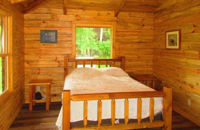 Das Legg Ranch Haus im Wapiti Valley