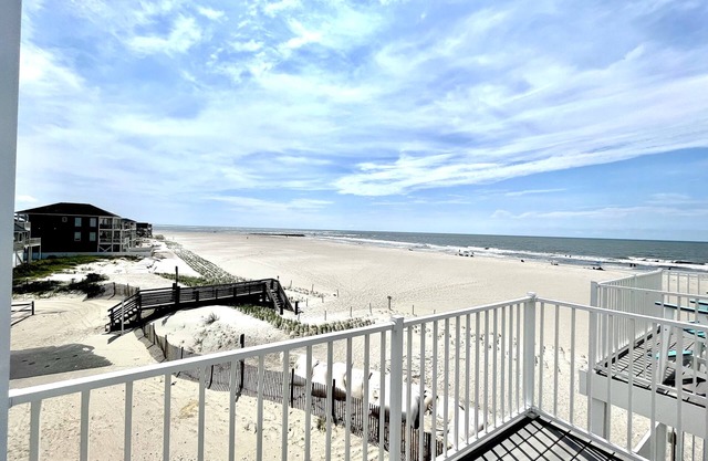 "The Lighthouse" with beach views at every window!
