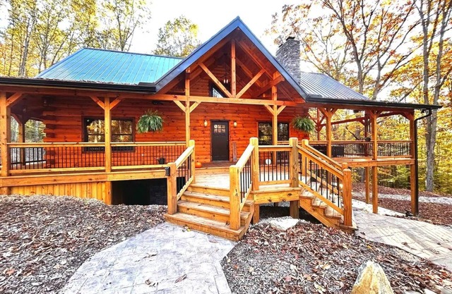 The Lodges at Moonlit -Lodge-Eigenes Badezimmer