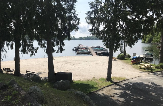 El puesto de observación en el lago Candlewood