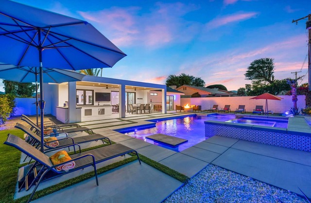 The Lux at Bermuda Modern Desert Oasis w/ Pool, Game Room & Designer Vibes