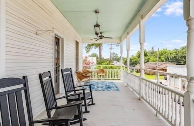 The Old Opera House Loft overlooks Downtown Breaux Bridge, sleeps 6