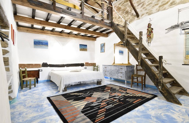 The pergola (old house) inside the history of Sardinia.