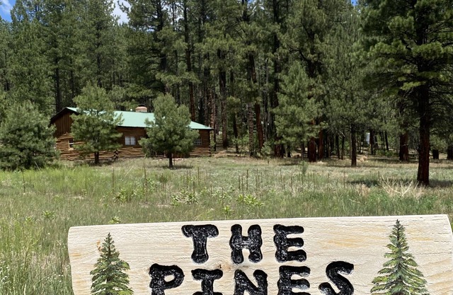 'The Pines' ist eine gute Log Cabin Getaway In Schönen Jemez Mtns.