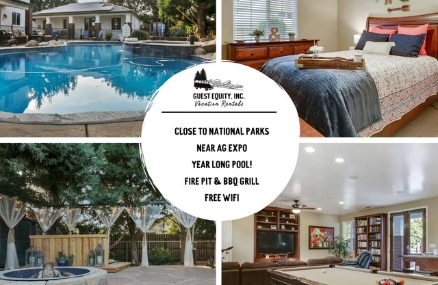 The Pool House: A Private Oasis w/Firepit & More! | 1 Bed, 1 Bath