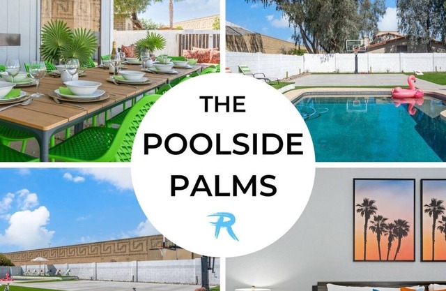 THE POOLSIDE PALMS: POOL + BASKETBALL COURT + MORE