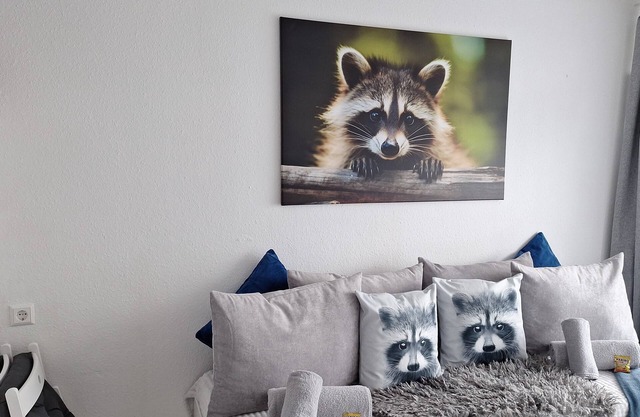 "The Raccoon Cave" - Apt. mit Balkon & Pool