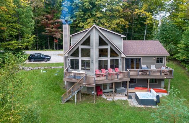Das Ridge Chalet, ein A-Frame-Haus in Killington