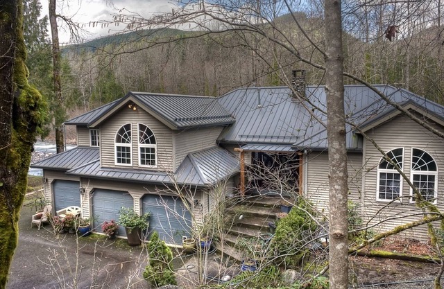 The Riverhouse in Brightwood , 900 ft of riverfront on both sides. Very private.