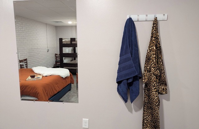 The Robins Nest near Frankenmuth is spacious basement apartment.