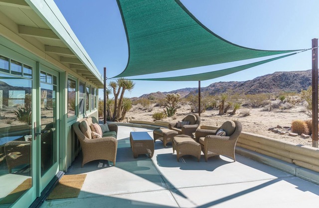 The Skelton House with views of Indian Cove, JTNP