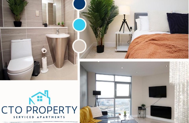 The Skyline - Luxury CIty Centre Flat with Designated Parking