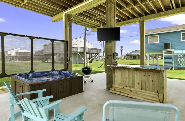 The Sunset House in Treasure Island