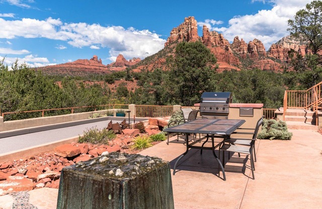 Die Sunset Suite # 4 @ Vista Ridge Sedona - Luxus-Wohnung im Obergeschoss mit 2 Betten / 2 Bädern