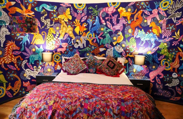 The Tower of Alebrijes in San Angel Inn