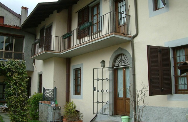 The wing of an old convent from the 1500s above Lake Iseo