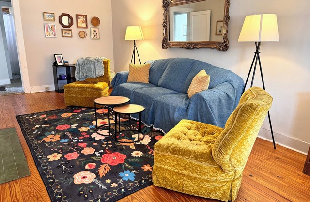 The Yellow Bungalow. Located in Selma's charming historic district!
