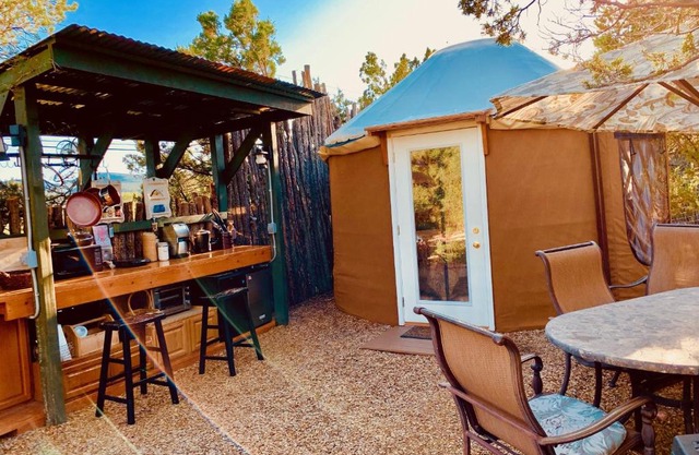 The Yoga Yurta at Sunny Mellow Eco Villa