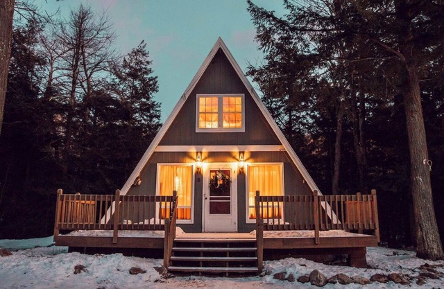 Stylischer A-Frame in der Nähe von Manchester, Wandern, Skifahren!