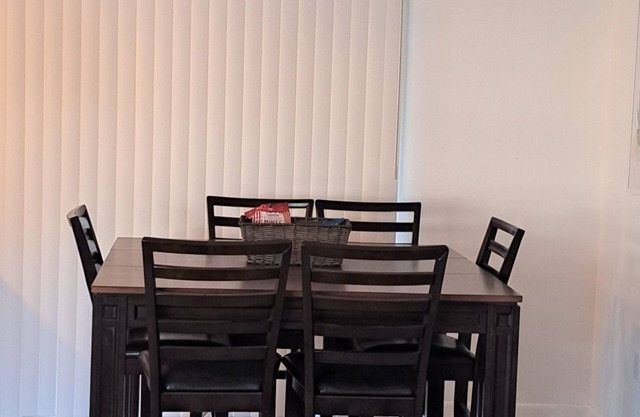 This cozy house is family and pet friendly.
