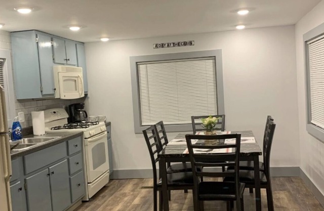 This home is in a quiet community with a two minute drive to the lake