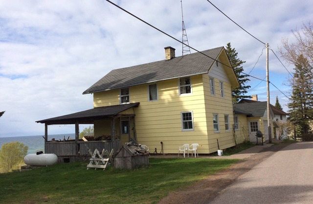Dies ist unser Familiencamp mit Blick auf den Lake Superior