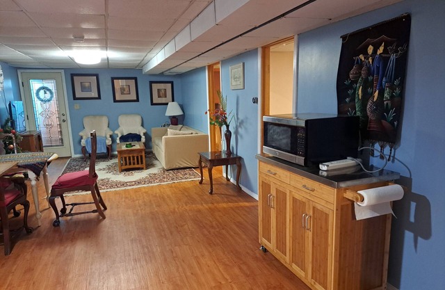 This is two bedroom apartment in my house basement with private entrance.