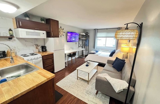 This tastefully appointed and nicely furnished studio is perfect for the traveling professional