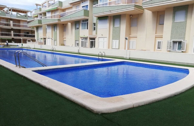 Three bedroom apartment on the ground floor with direct access to the pool and common areas!