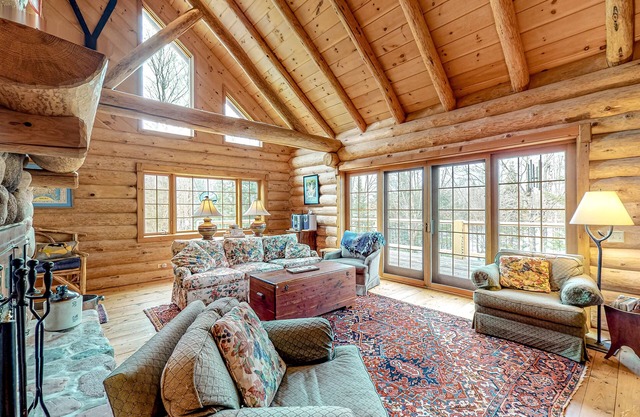 Three-Level Lakefront Getaway w/ Free WiFi, Wood Fireplace, Game Room, & Dock