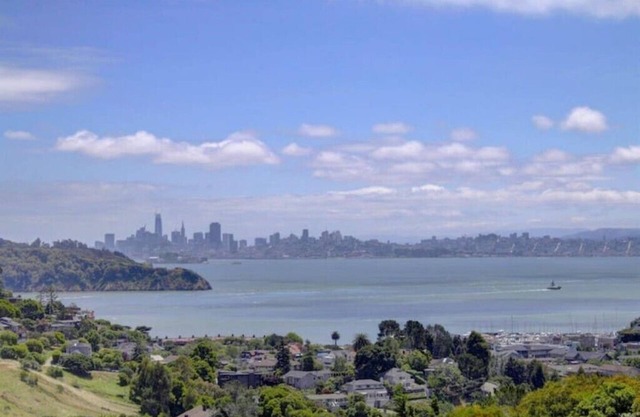 Tiburon apartment with San Francisco Skyline view