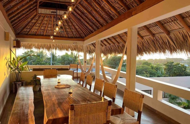 Tiki-Chic Ocean-View Wellness Luxury Villa