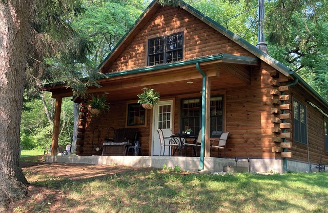 Timber Haven - Serene log home getaway with AC, Wi-Fi in NY Finger Lakes