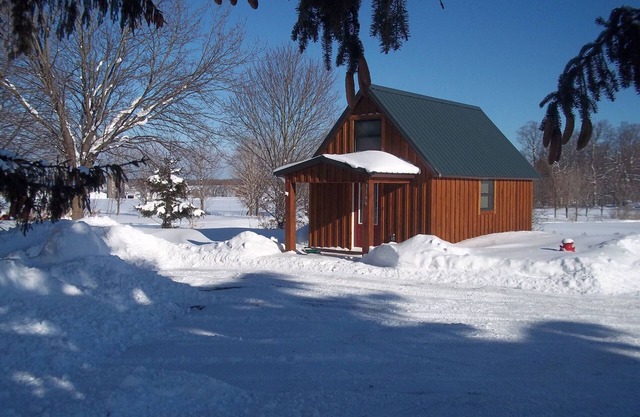 Kleine Hütte in Constableville am Fuße des Tug Hill