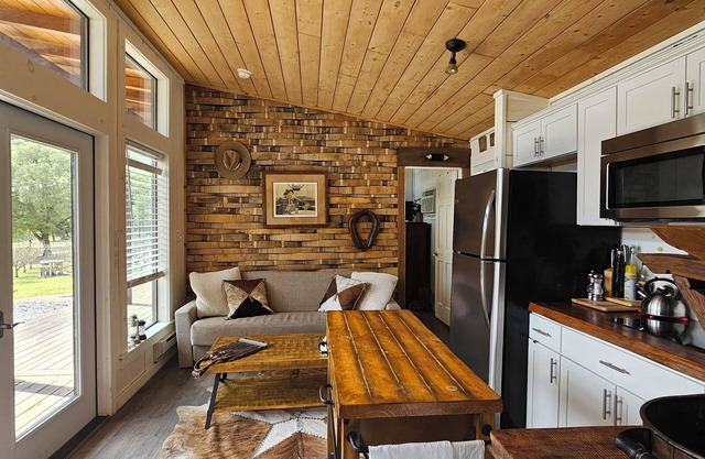 Tiny Home Cabin. Farm animals. National Parks., The Pinnacles & Hollister Hills